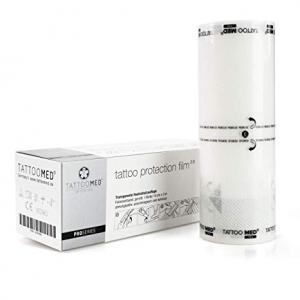 TattooMed Tattoo Protection Film 2.0 - Transparent Aftercare Bandage for Healing Fresh Tattoos - (15cm x 5m roll)