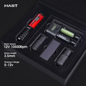 Mast Lancer Wireless Rotary Tattoo Pen Machine - BK/RD