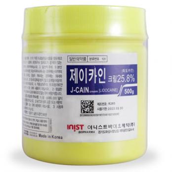 J-Cain Cream Lidocaine 25.8% - 500ml