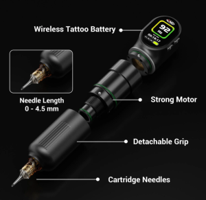 AURIX Dual Battery Wireless Tattoo Machine