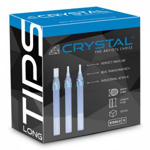Crystal Disposable Long Tips - 50бр/кут. - Различни размери